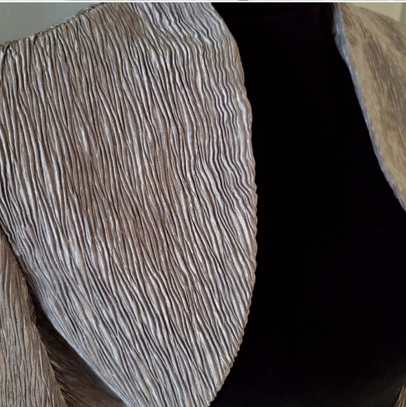 Champagne long sleeve fitted formal jacket bolero - Picture 3 of 5